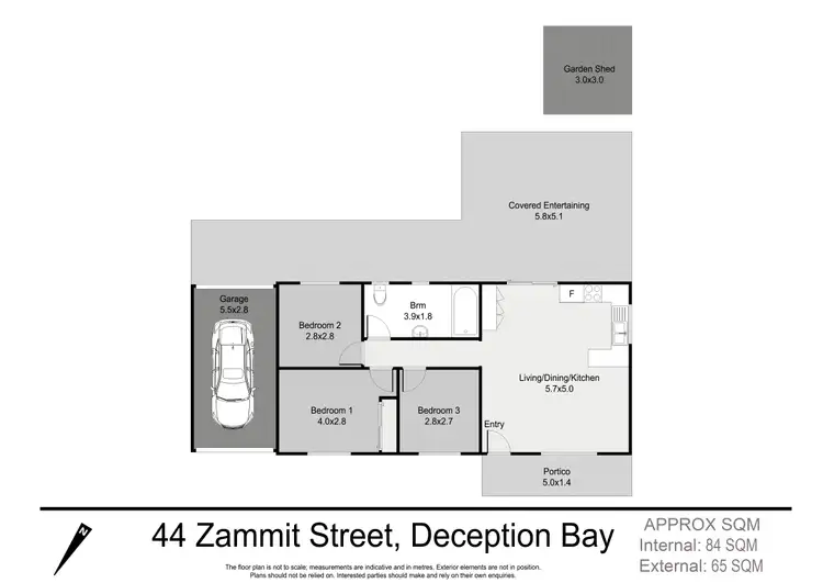 Floorplan of Homely house listing, 44 Zammit Street, Deception Bay QLD 4508