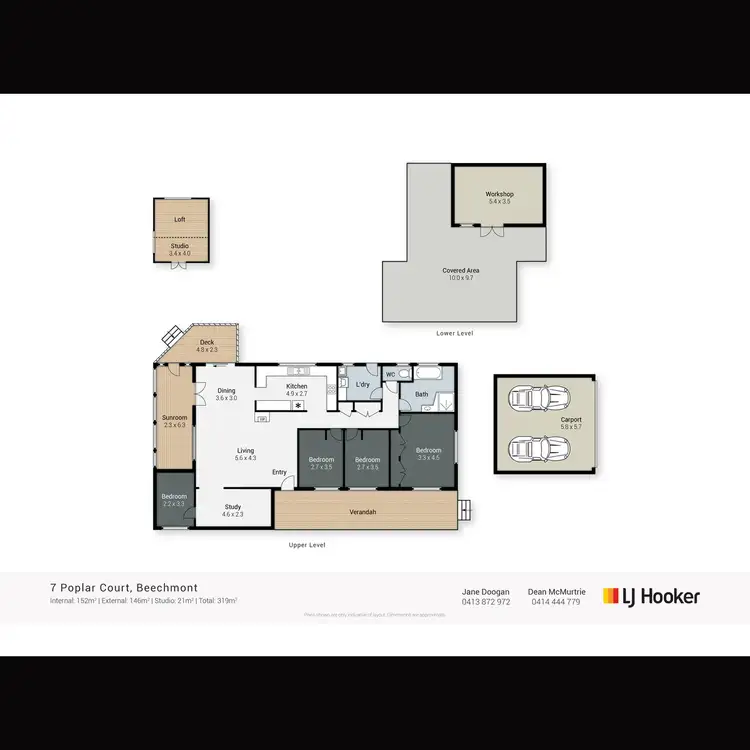 Floorplan of Homely house listing, 7 Poplar Court, Beechmont QLD 4211