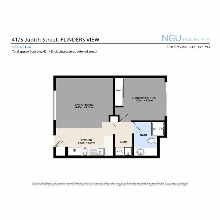 Floorplan of Homely unit listing, 41/5 Judith Street, Flinders View QLD 4305