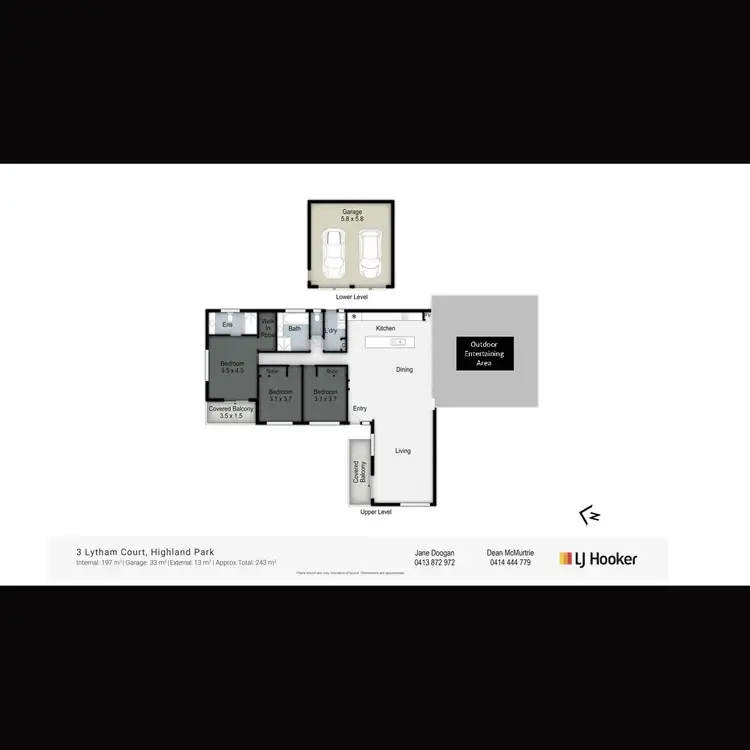 Floorplan of Homely house listing, 3 Lytham Court, Highland Park QLD 4211