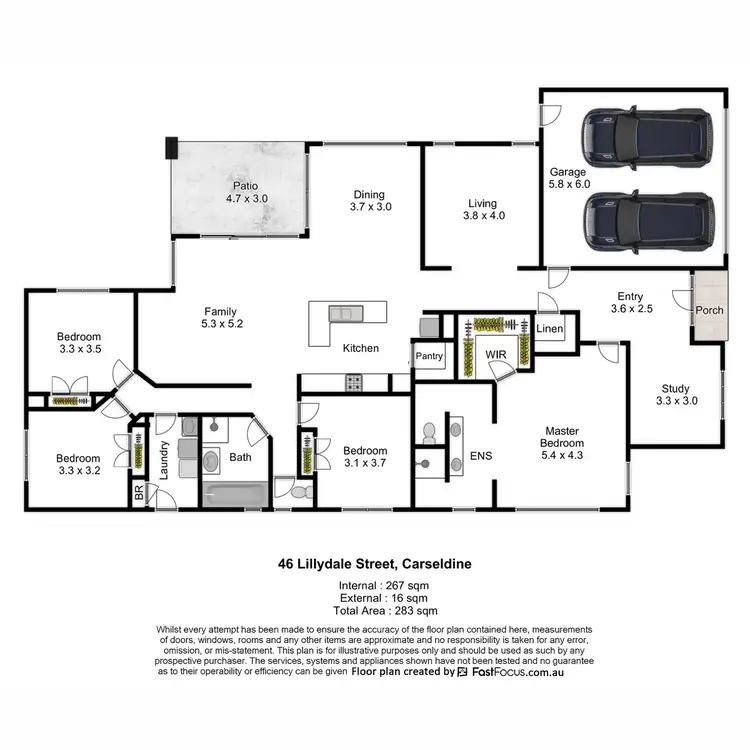 Floorplan of Homely house listing, 46 Lillydale Street, Carseldine QLD 4034