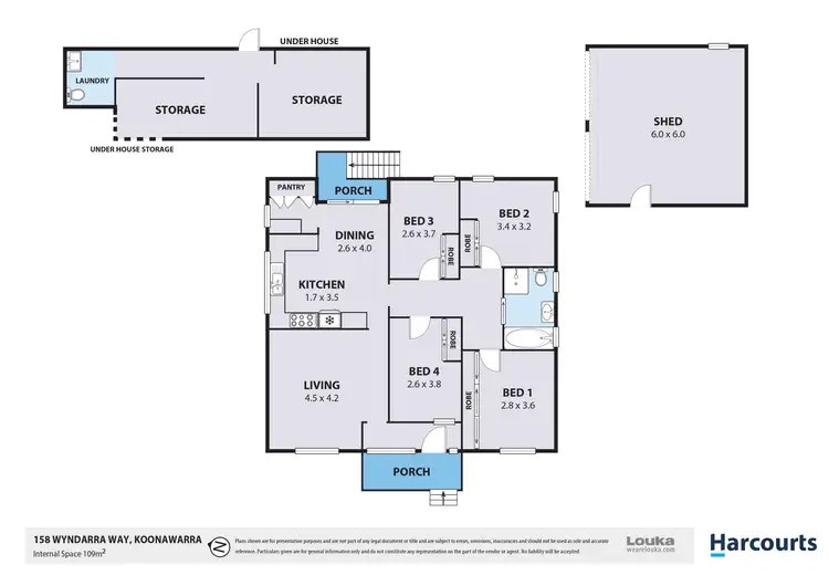 Floorplan of Homely house listing, 158 Wyndarra Way, Koonawarra NSW 2530