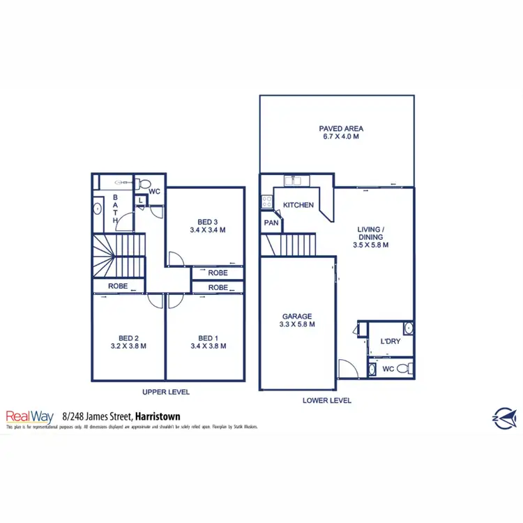 Floorplan of Homely unit listing, 8/248 James Street, Harristown QLD 4350