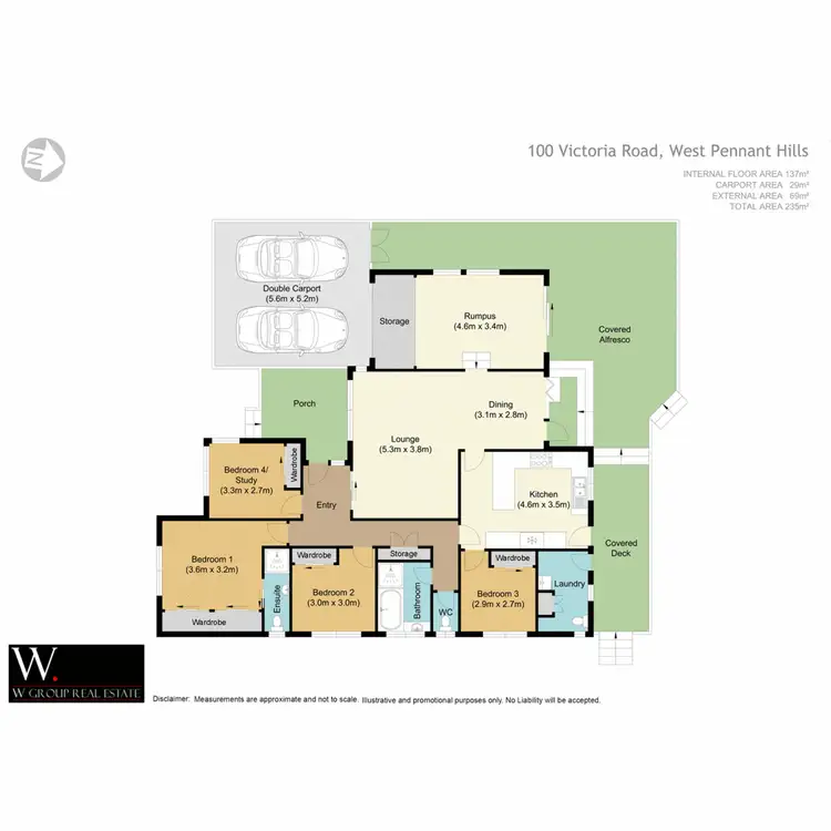 Floorplan of Homely house listing, 100 Victoria Road, West Pennant Hills NSW 2125