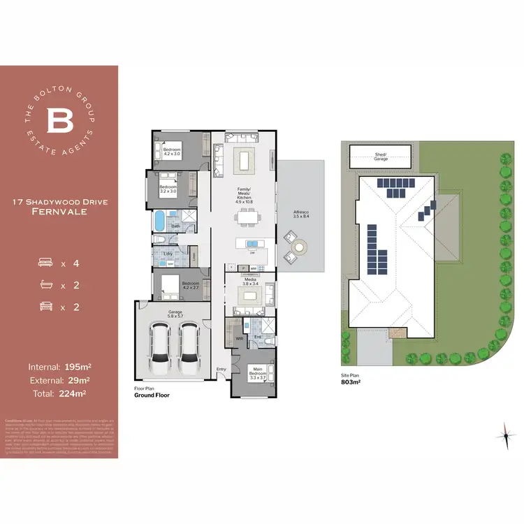 Floorplan of Homely house listing, 17 Shadywood Drive, Fernvale QLD 4306