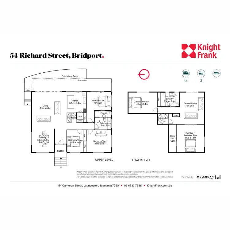 Floorplan of Homely house listing, 54 Richard Street, Bridport TAS 7262