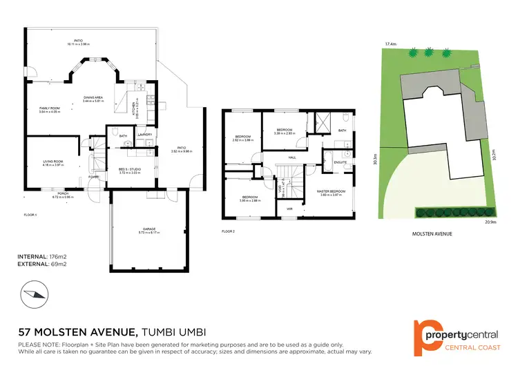Floorplan of Homely house listing, 57 Molsten Avenue, Tumbi Umbi NSW 2261