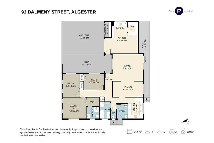 Floorplan of Homely house listing, 92 Dalmeny Street, Algester QLD 4115