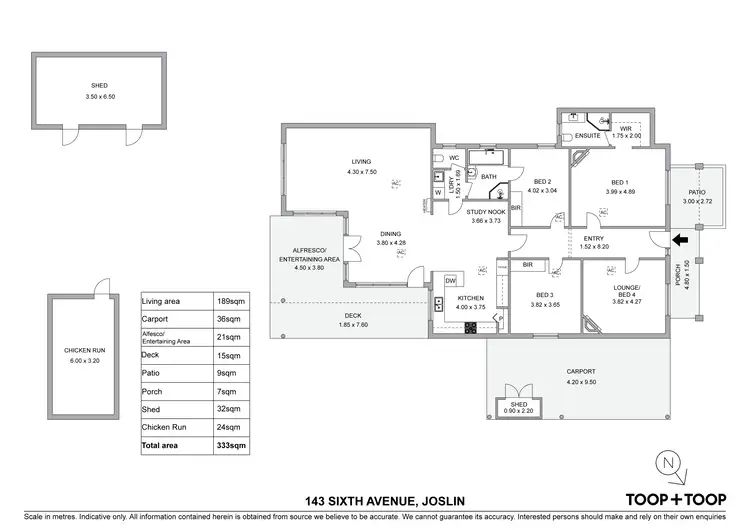 Floorplan of Homely house listing, 143 Sixth Avenue, Joslin SA 5070