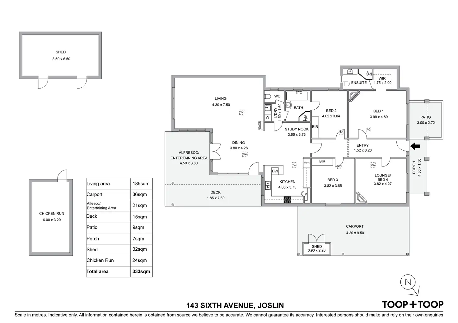 Floorplan of Homely house listing, 143 Sixth Avenue, Joslin SA 5070