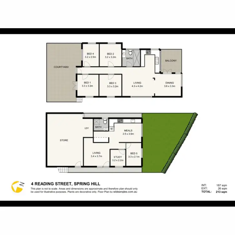 Floorplan of Homely house listing, 4 Reading Street, Spring Hill QLD 4000
