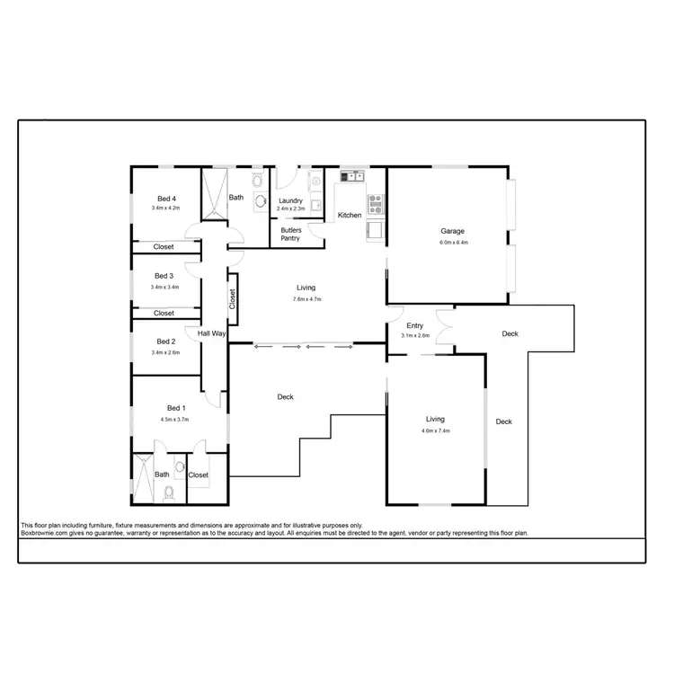 Floorplan of Homely house listing, 318 Ramsay Street, Middle Ridge QLD 4350