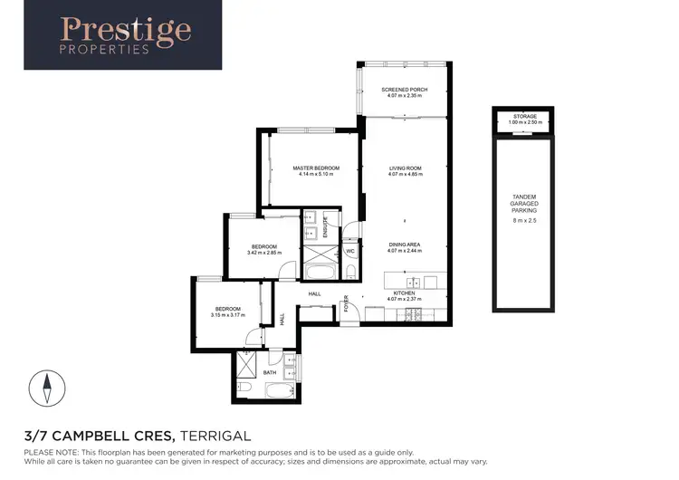 Floorplan of Homely apartment listing, 3/7 Campbell Crescent, Terrigal NSW 2260