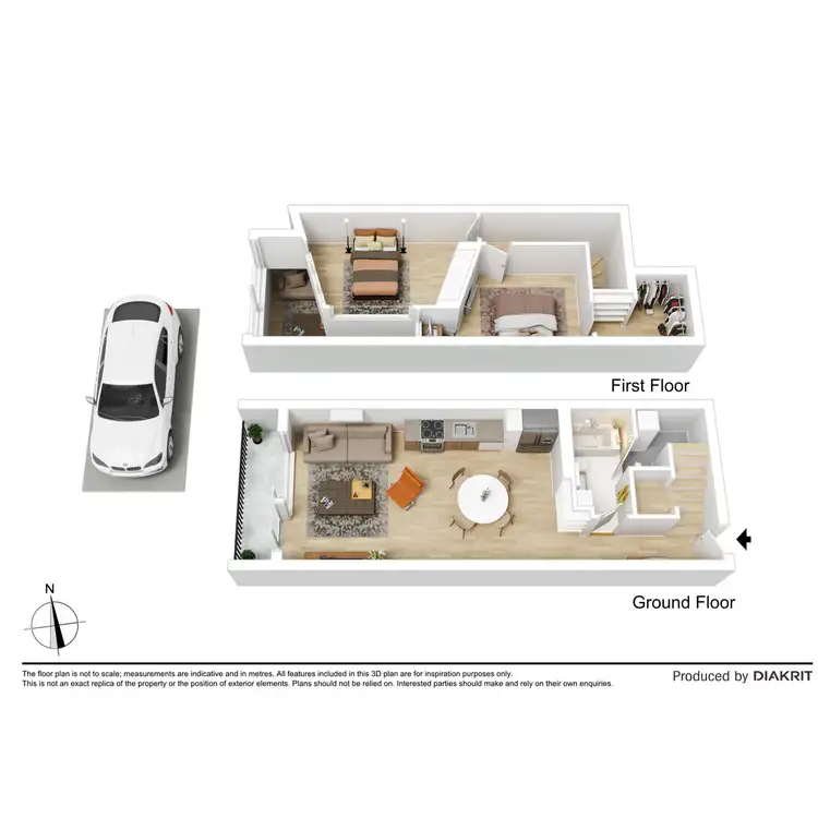 Floorplan of Homely apartment listing, 307/350 Victoria Street, North Melbourne VIC 3051
