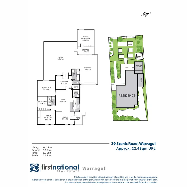 Floorplan of Homely house listing, 39 Scenic Road, Warragul VIC 3820