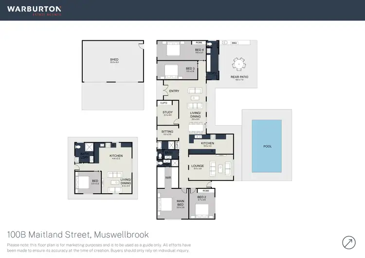Floorplan of Homely house listing, 100B Maitland Street, Muswellbrook NSW 2333