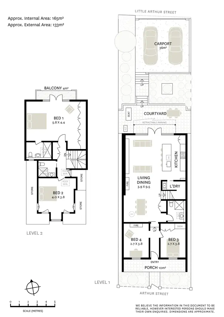 Floorplan of Homely house listing, 5 Arthur Street, Balmain NSW 2041