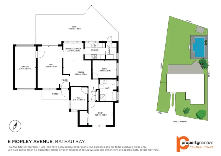 Floorplan of Homely house listing, 6 Morley Avenue, Bateau Bay NSW 2261