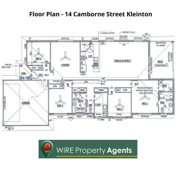 Floorplan of Homely house listing, 14 Camborne Street, Kleinton QLD 4352