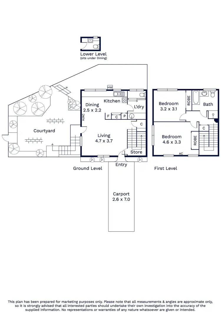 Floorplan of Homely apartment listing, 3/1A View Street, Pascoe Vale VIC 3044