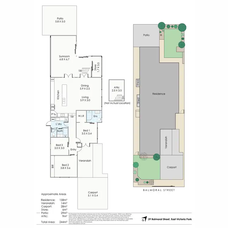 Floorplan of Homely house listing, 39 Balmoral Street, East Victoria Park WA 6101