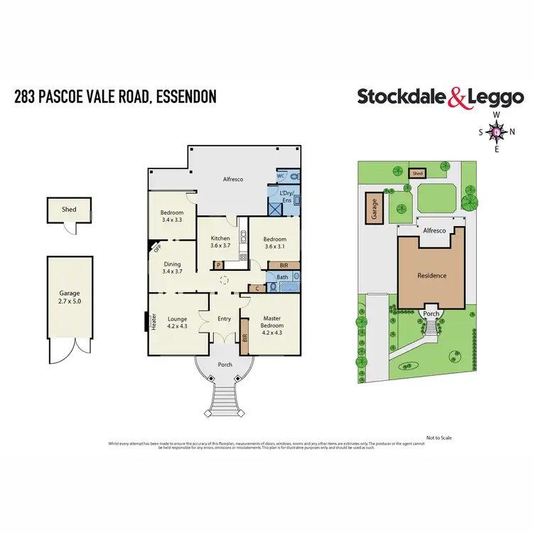 Floorplan of Homely house listing, 283 Pascoe Vale Road, Essendon VIC 3040