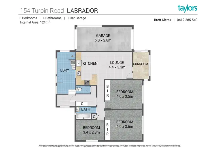 Floorplan of Homely house listing, 154 Turpin Road, Labrador QLD 4215