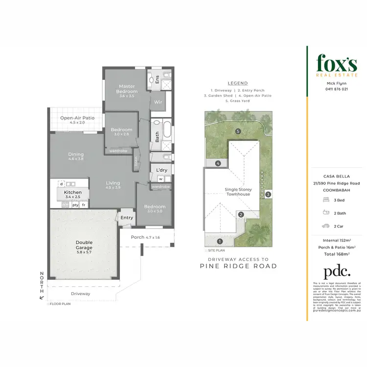 Floorplan of Homely villa listing, 21/590 Pine Ridge Road, Coombabah QLD 4216