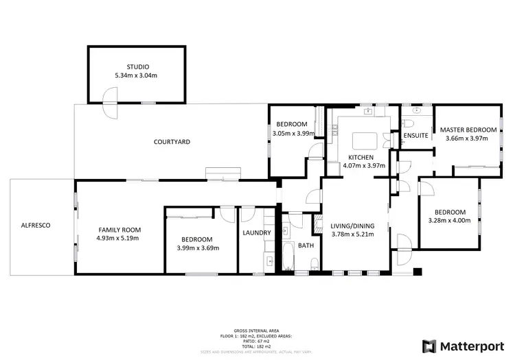 Floorplan of Homely house listing, 12 Mitchell Street, Wodonga VIC 3690