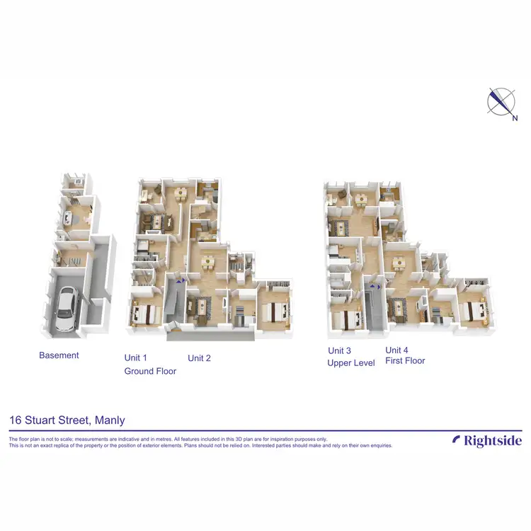 Floorplan of Homely block of units listing, 16 Stuart Street, Manly NSW 2095