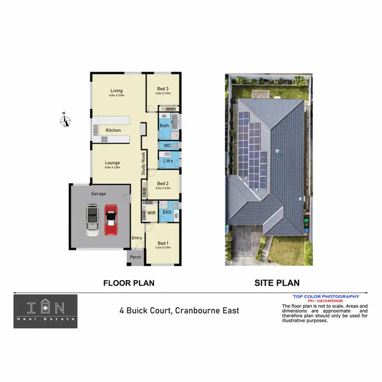 Floorplan of Homely house listing, 4 Buick Court, Cranbourne East VIC 3977