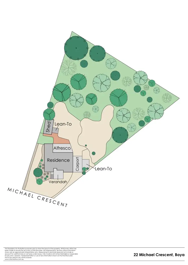 Floorplan of Homely house listing, 22 Michael Crescent, Boya WA 6056