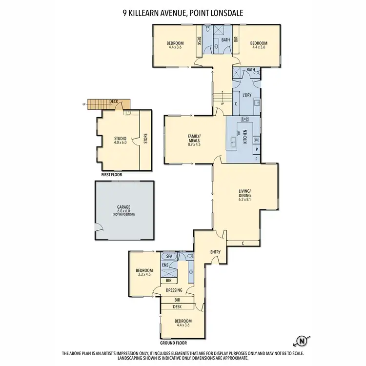 Floorplan of Homely house listing, 9 Killearn Avenue, Point Lonsdale VIC 3225