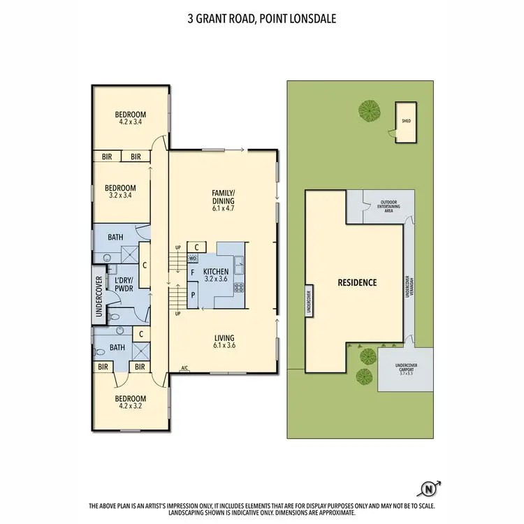Floorplan of Homely house listing, 3 Grant Road, Point Lonsdale VIC 3225