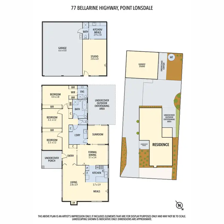 Floorplan of Homely house listing, 77 Bellarine Highway, Point Lonsdale VIC 3225