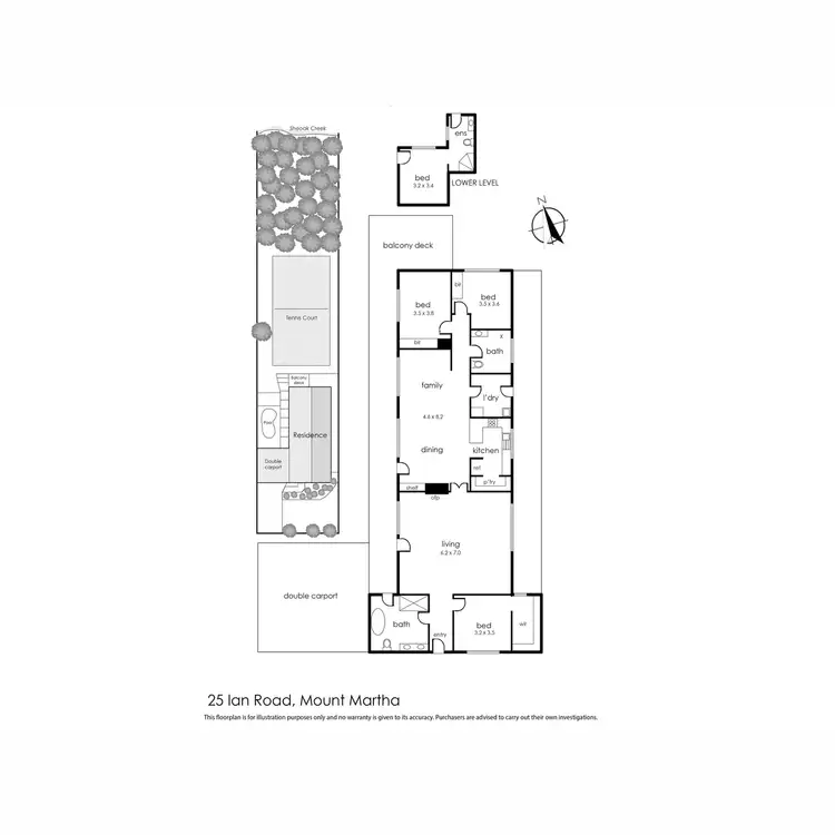 Floorplan of Homely house listing, 25 Ian Road, Mount Martha VIC 3934