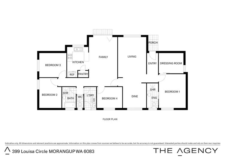 Floorplan of Homely house listing, 399 Louisa Circle, Morangup WA 6083