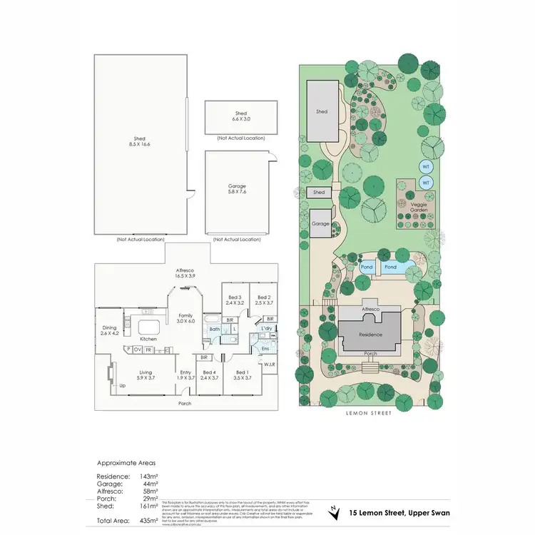 Floorplan of Homely house listing, 15 Lemon Street, Upper Swan WA 6069