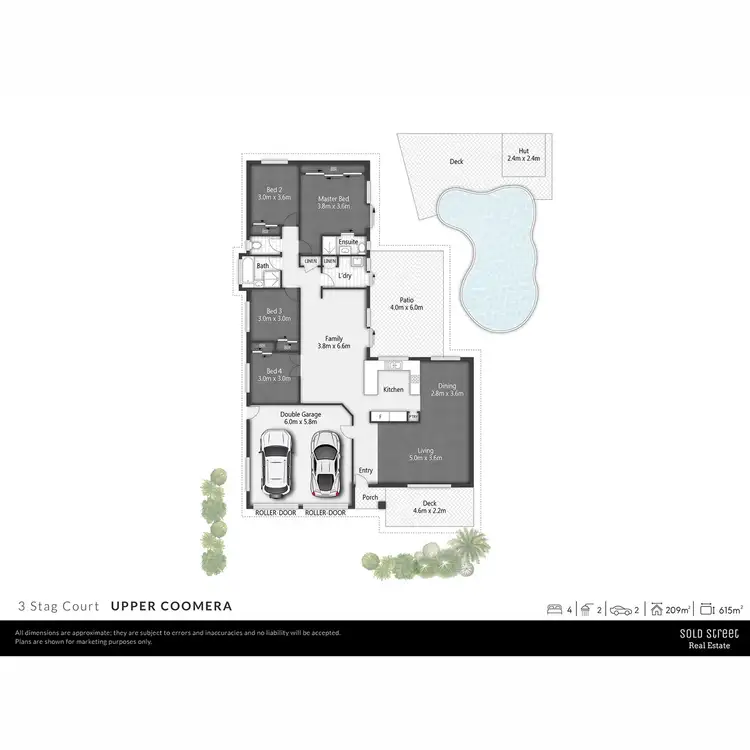 Floorplan of Homely house listing, 3 Stag Court, Upper Coomera QLD 4209