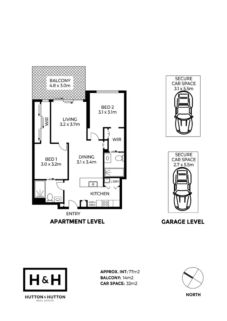 Floorplan of Homely apartment listing, 206/28 Wolseley Street, Woolloongabba QLD 4102