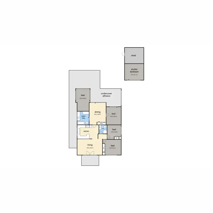 Floorplan of Homely house listing, 45 Bona Street, Tootgarook VIC 3941