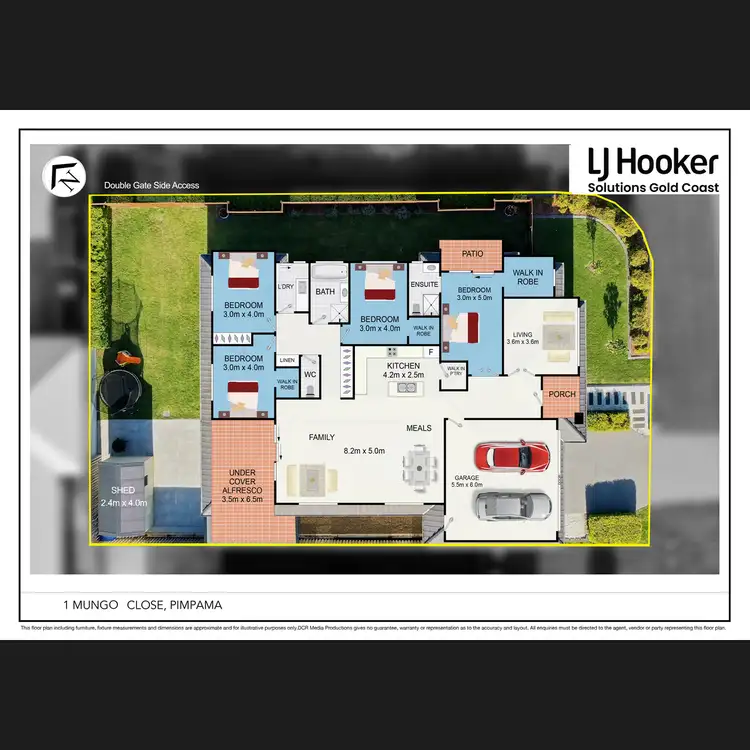Floorplan of Homely house listing, 1 Mungo Close, Pimpama QLD 4209