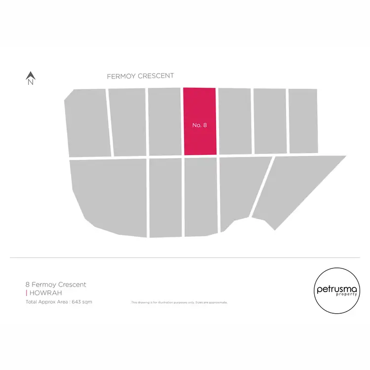 Floorplan of Homely land listing, 8 Fermoy Crescent, Howrah TAS 7018