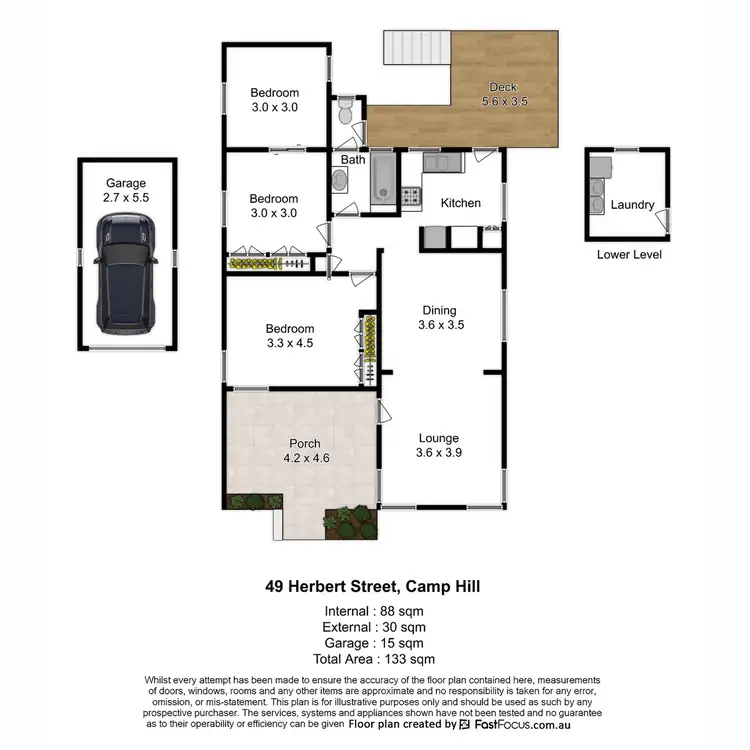 Floorplan of Homely house listing, 49 Herbert Street, Camp Hill QLD 4152