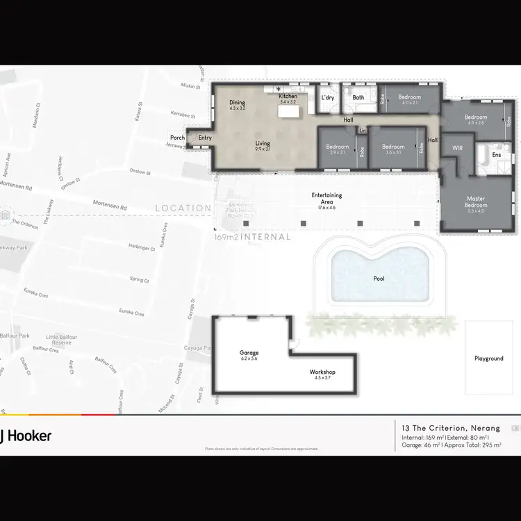 Floorplan of Homely house listing, 13 The Criterion, Nerang QLD 4211