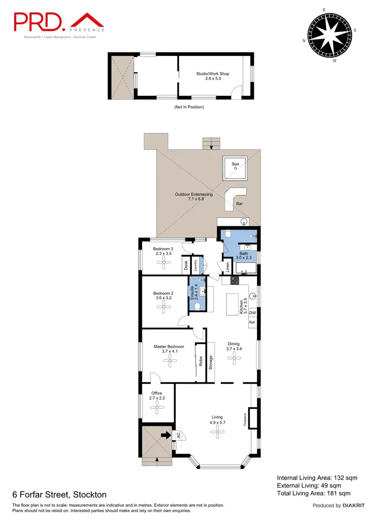 Floorplan of Homely house listing, 6 Forfar Street, Stockton NSW 2295