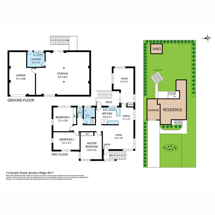 Floorplan of Homely house listing, 15 Geraint Street, Bracken Ridge QLD 4017