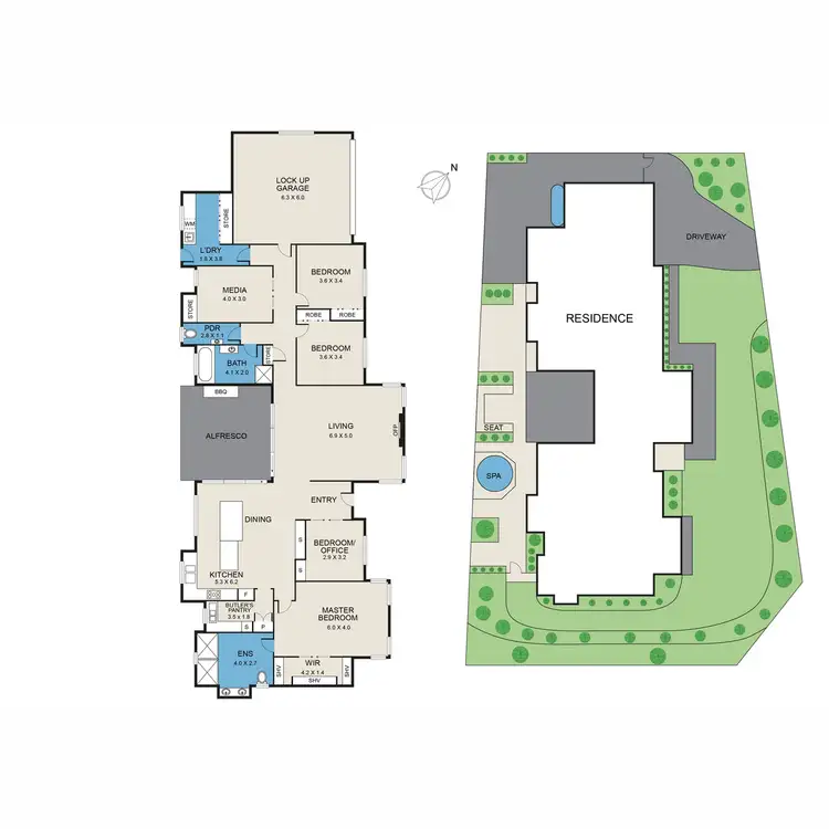 Floorplan of Homely house listing, 13 Liquid Amber Close, Pokolbin NSW 2320