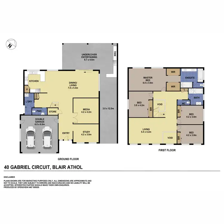 Floorplan of Homely house listing, 40 Gabriel Circuit, Blair Athol NSW 2560