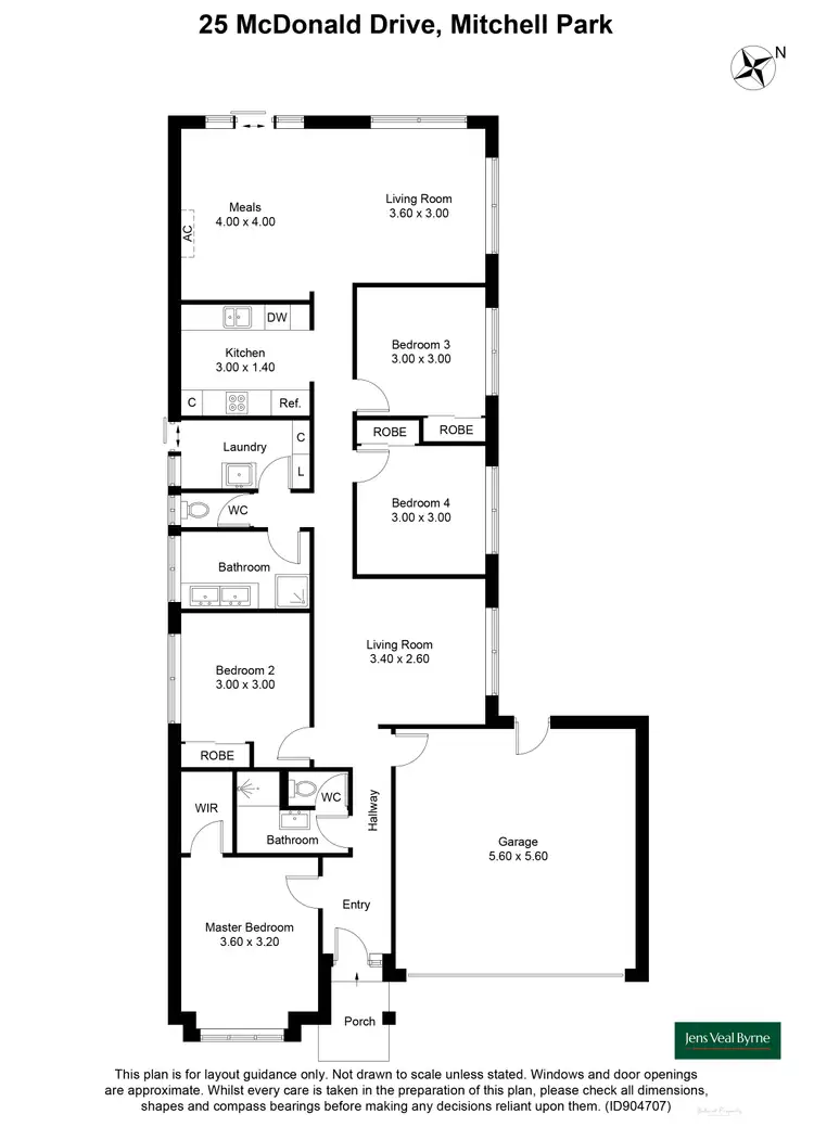 Floorplan of Homely house listing, 25 McDonald Drive, Mitchell Park VIC 3355